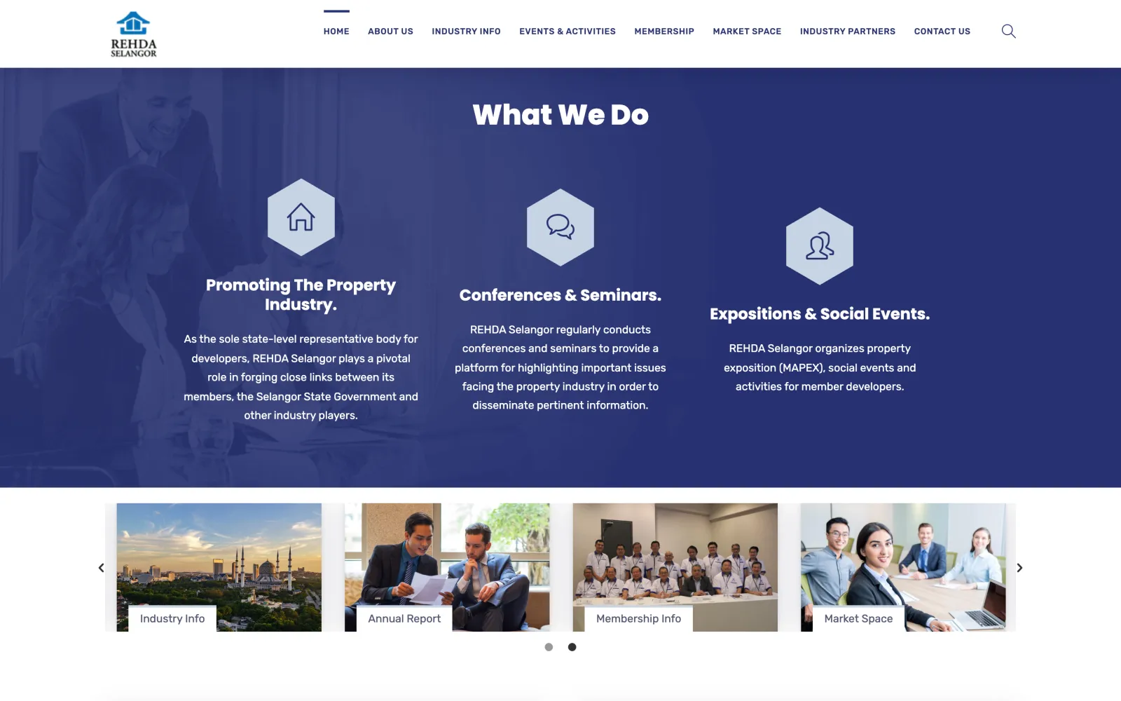 What REHDA Selangor does: promoting the industry, conferences and expositions