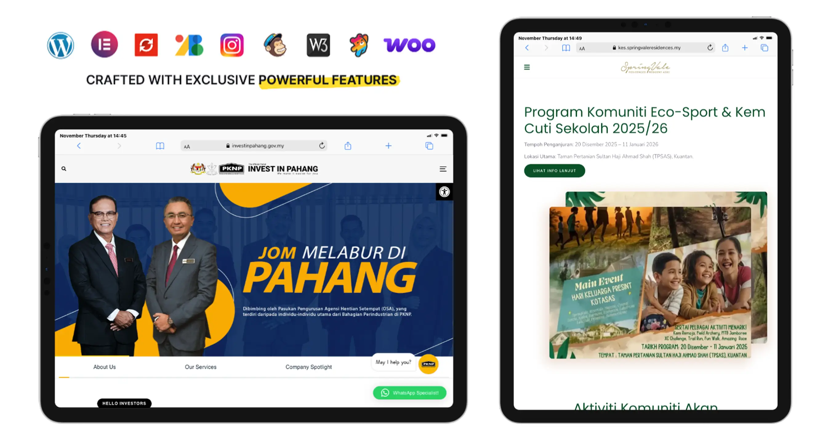 Laman Web Korporat